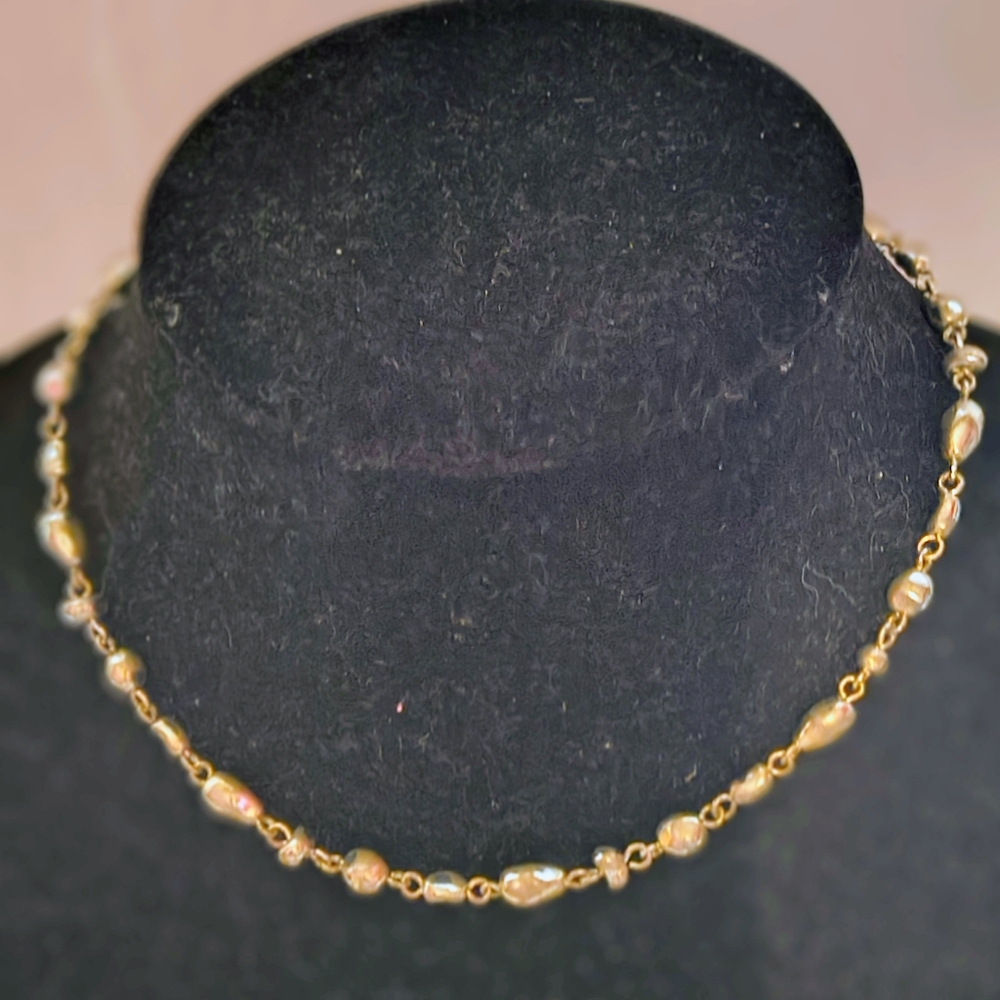 Monet Beaded Style Collar Style Necklace